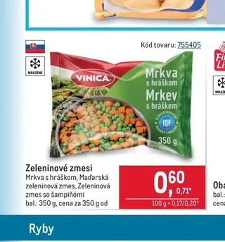 Zeleninové zmesi 350 g