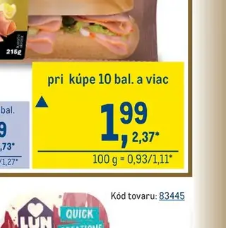 Bageta debrecínska Exclusive 215 g