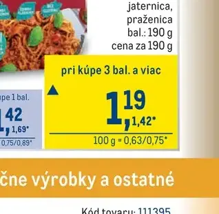 Lunter Quick & Easy Hotové jedlá bolonská 190 g