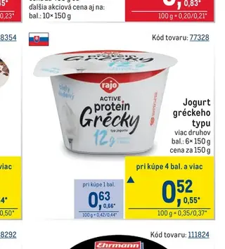 Jogurt gréckeho typu 150 g
