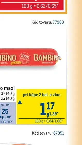 Bambino maxi 3× 140 g