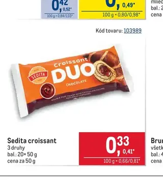 Sedita croissant 50 g