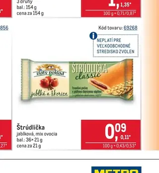 Štrúdlička 21 g