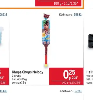 Chupa Chups Melody 48× 15 g