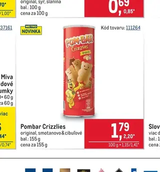 Pombar Crizzlies 155 g