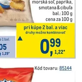 Slovakia chipsy z pece 100 g