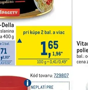 Tatrakon Morca-Della premium, slanina 8× 400 g