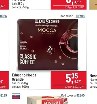 Eduscho Mocca Grande 2× 250 g