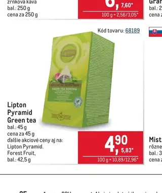 Lipton Pyramid Green tea 45 g