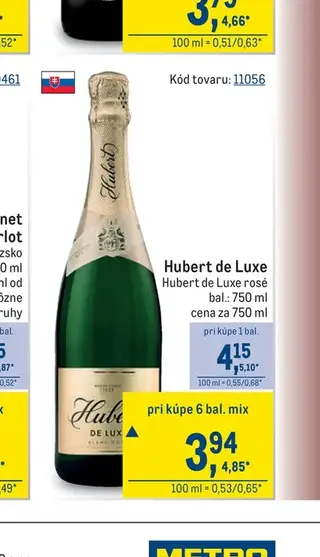 Hubert de Luxe 750 ml