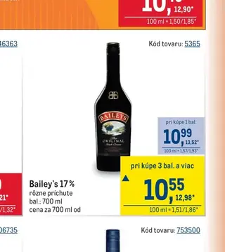 Bailey's 17 %