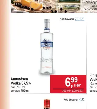 Amundsen Vodka 37,5 %