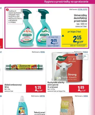 Univerzálny dezinfekčný prostriedok 500 ml