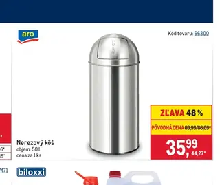 Nerezový kôš 50 l