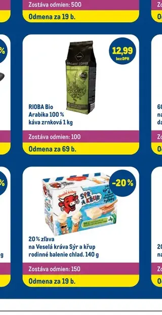 RIOBA Bio Arabika 100 % káva zrnková 1 kg