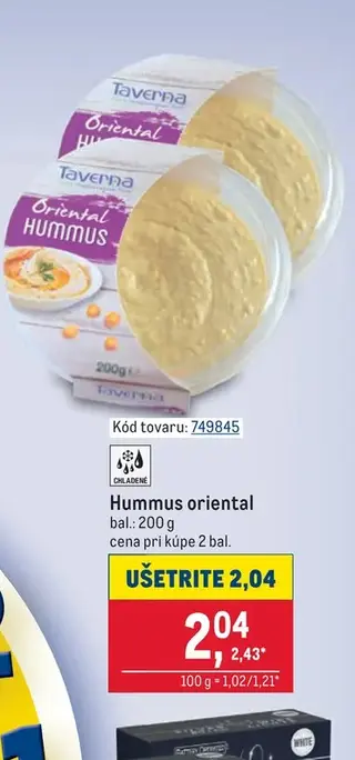 Taverna Hummus oriental 200 g