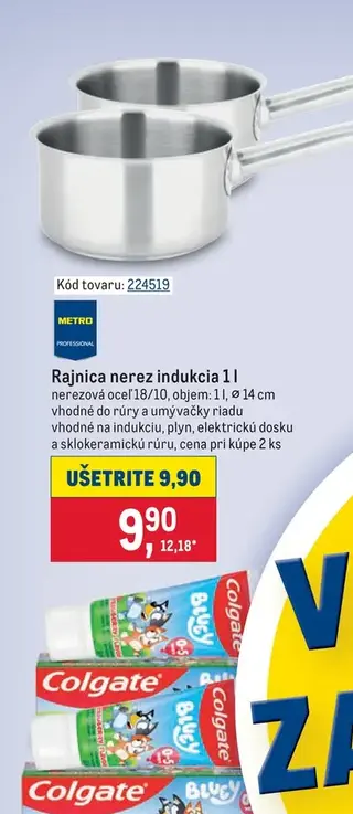 Rajnica nerez indukcia 1 l