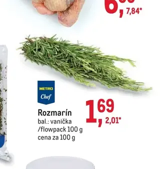 Metro Chef Rozmarín 100 g