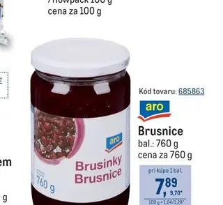 aro Brusnice 760 g