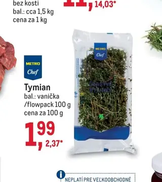 Metro Chef Tymian 100 g