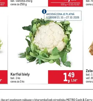 Karfiol biely