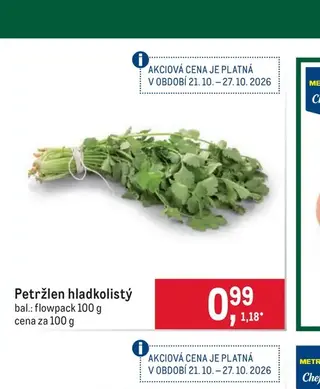 Petržlen hladkolistý 100 g
