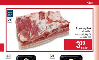 Bravčový bok s kosťou