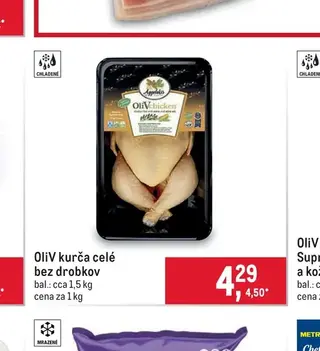 OliV kurča celé bez drobkov