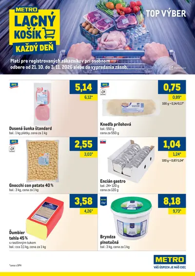 Metro leták od 21. 10. 2026