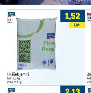 Hrášok jemný