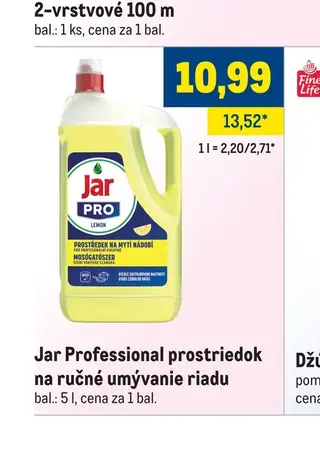 Jar Professional prostriedok na ručné umývanie riadu 5 l