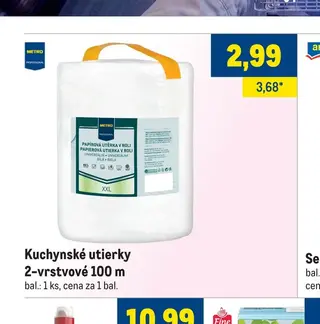 Kuchynské utierky 2-vrstvové 100 m