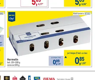 Metro Chef Hermelín 20× 100 g