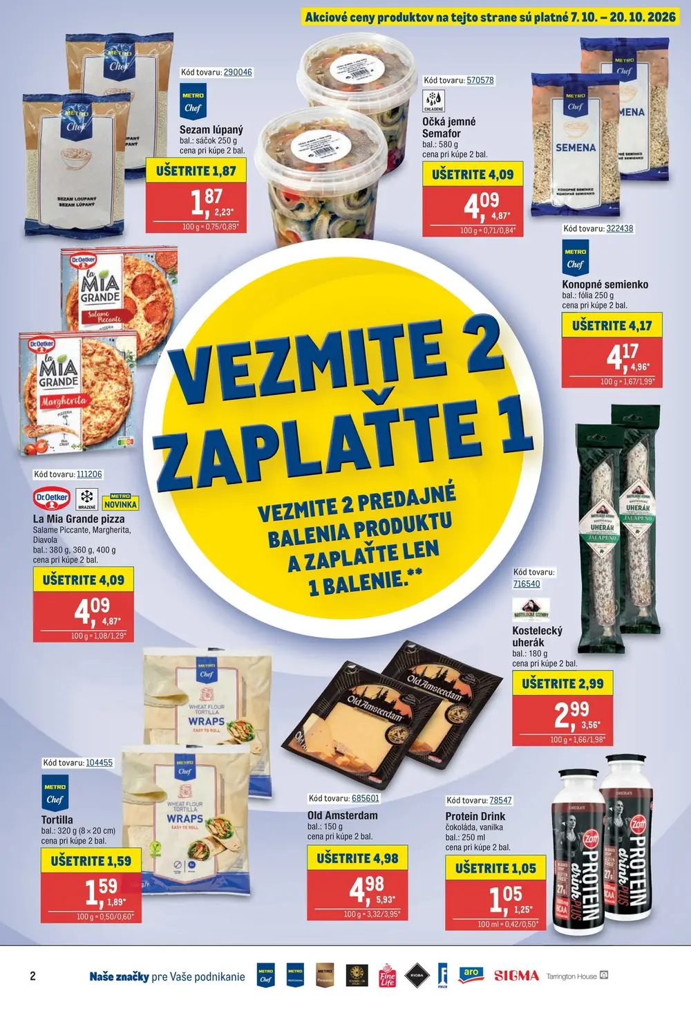 Metro leták od 7. 10. 2026 – strana 2