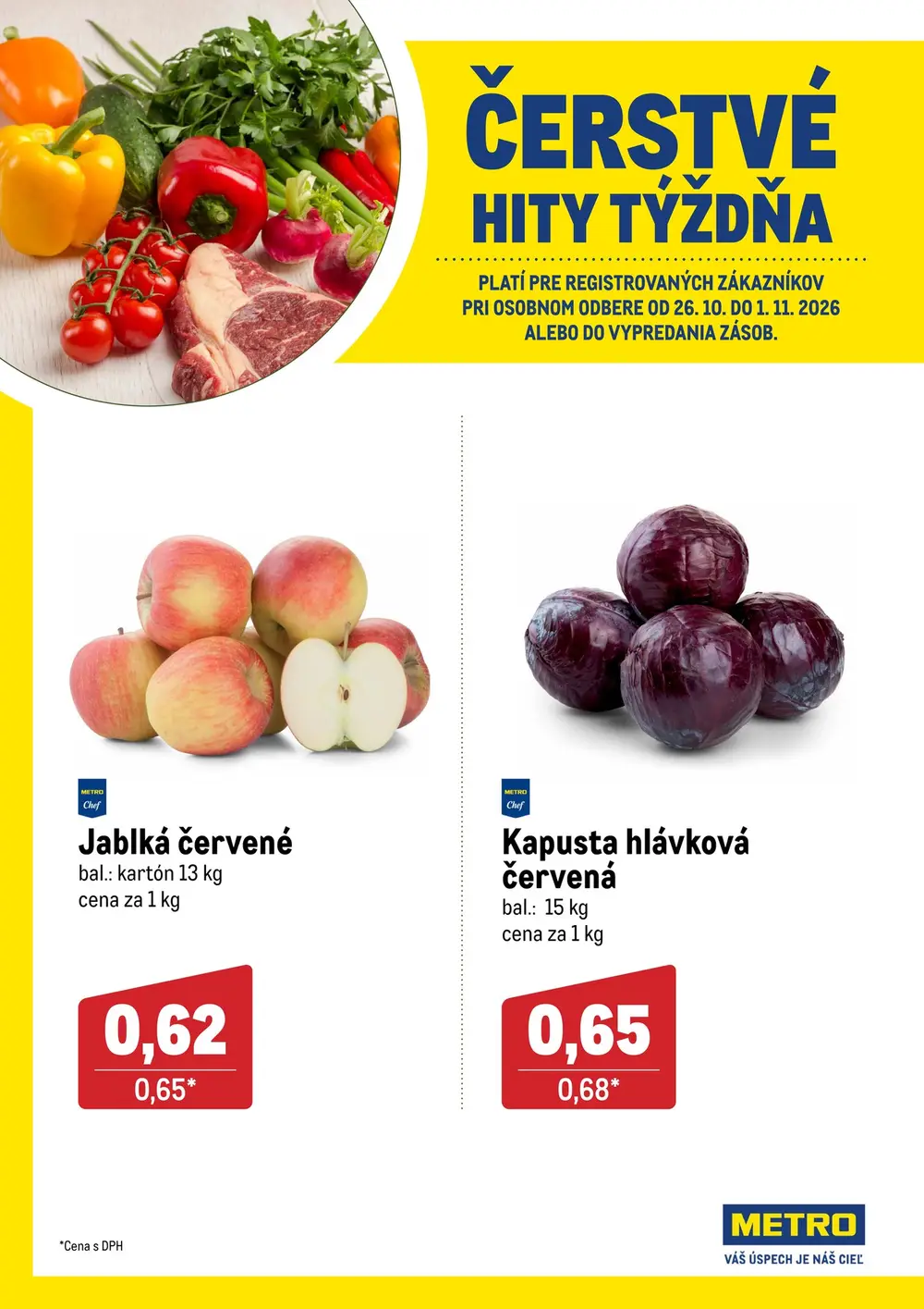 Metro leták od 26. 10. 2026 – strana 1