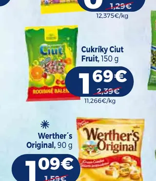 Cukríky Ciut Fruit, 150 g