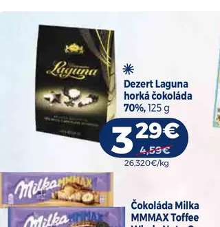Dezert Laguna horká čokoláda 70%, 125 g