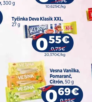 Tyčinka Deva Klasik XXL, 27 g