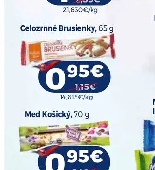 Celozrnné Brusienky 65 g