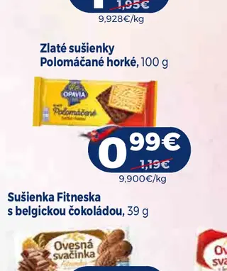 Zlaté sušienky Polomáčané horké 100 g