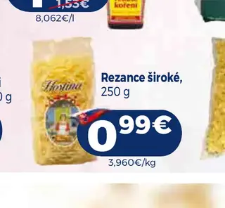 Rezance široké 250 g