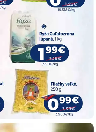 Ryža Guľatozrnná lúpaná 1 kg
