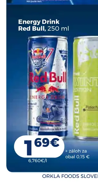 Energy Drink Red Bull 250 ml