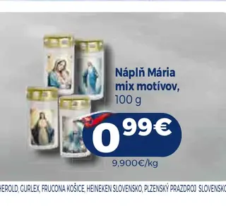 Náplň Mária mix motívov, 100 g