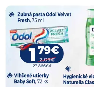 Zubná pasta Odol Velvet Fresh 75 ml