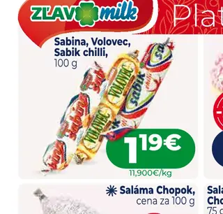 Sabina, Volovec, Sabik chilli 100 g