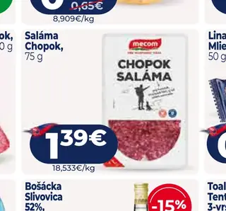 Saláma Chopok 75 g