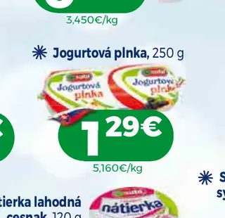 Jogurtová plnka 250 g