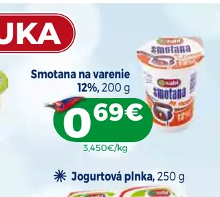 Smotana na varenie 12%, 200 g