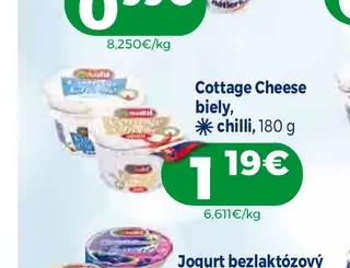 Cottage Cheese biely, chilli 180 g
